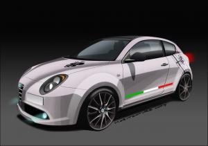 Alfa Romeo MiTo Veloce Sketches 2009 года